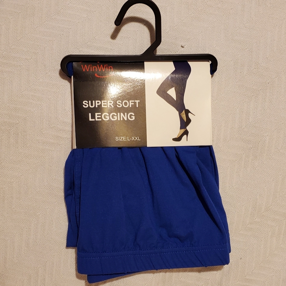 Super Soft Lildy Leggings X - XXL by Win Win, Blue